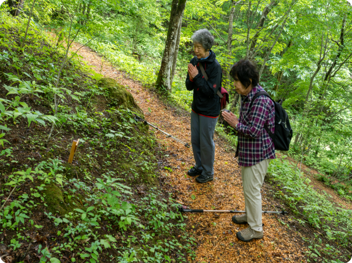 里山型のお参り